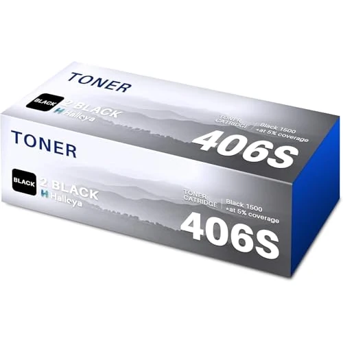 Offerta a tempo: Halloya 406S CLT-P406C CLX-3305FW Toner Compatibile con Samsung CLT-406S | CLT-K406S Compatibile con Samsung Xpress SL C410W C460FW C460W C463W CLP-360 360N CLP-365 365W CLX-3300 CLX-3305W (2 Nero) - 21% da 34.19 € a 27.07 €