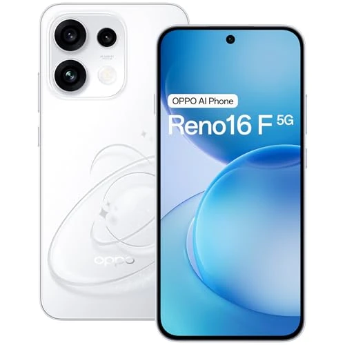 Offerta a tempo: OPPO Reno16 F 5G Smartphone 8+256GB 6500mAh 120Hz 50MP, Pop White - 14% da 699.99 € a 599.00 €