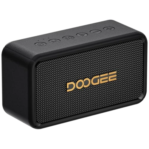 Zeitlich begrenztes Angebot: DOOGEEEco Field Echo Tragbarer Lautsprecher, Kabellos Koppelbar Lautsprecher über 19 Stunden Spielzeit, IP67 Staub und Wasserfest, Innen-und Außenlautsprecher mit eingebautem Mikrofon, Schwarz von 115.99 € auf 69.99 € (40% Rab