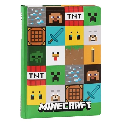 Offerta a tempo: MINECRAFT - Diario Scuola Ufficiale Minecraft, Diario 12 Mesi per Bambini e Ragazzi, con Copertina Imbottita, 320 Pagine Colorate, Ideale per Scuola Elementare e Media, 13x17.8 cm - 38% da 16.00 € a 10.00 €
