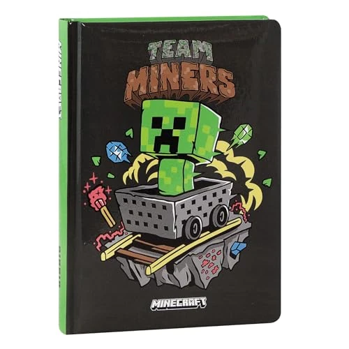 Offerta a tempo: MINECRAFT - Diario Scuola Ufficiale Minecraft, Diario 12 Mesi per Bambini e Ragazzi, con Copertina Imbottita, 320 Pagine Colorate, Ideale per Scuola Elementare e Media, 13x17.8 cm - 0.00% da 20.95 € a 20.95 €