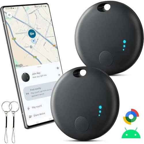 Zeitlich begrenztes Angebot: Air Tracker Schlüsselfinder, Android Smart Tag, Air Tracker Schlüsselfinder KeyFinder kompatibel mit Google,Find Hub Device Bluetooth Key Finder für Gepäck/Taschen/Koffer/Brieftasche von 20.99 € auf 20.99 € (0.00% Rabatt)