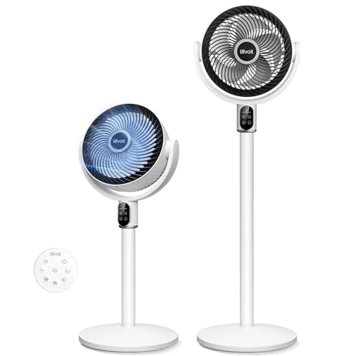 Oferta limitada: Levoit Ventilador de pie silencioso de 20dB, para habitación con motor DC, oscilación de 90°, 5 velocidades, 12h timer y mando a distancia. Bajo consumo energético, ideal para dormitorio y oficina de 89.99 € a 79.99 € (ahorro 11%)