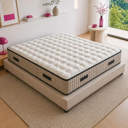 Offerta a tempo: GEEMMA® Materasso Matrimoniale 160x190 Semirigido H27 – Dispositivo Medico, CONFORTEVOLE che NON SCALDA, Ortopedico per Mal di Schiena, Tessuto Anallergico - HIP-HOP H27 - 0.00% da 219.00 € a 219.00 €
