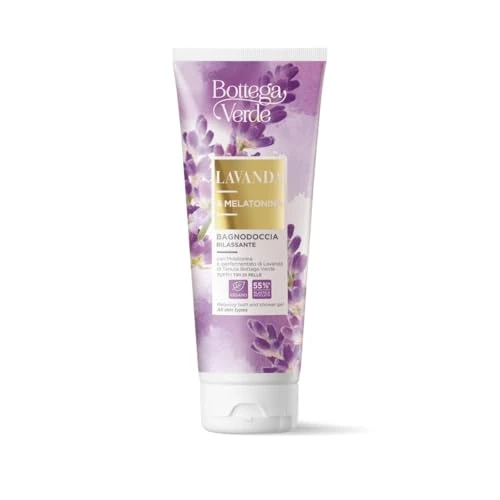 Offerta a tempo: Bottega Verde - Lavanda & Melatonina, Bagnodoccia Rilassante, 200 ml, Detergente Corpo Delicato, con Melatonina e Lavanda, per Pelle Morbida e Setosa - 46% da 11.00 € a 5.99 €