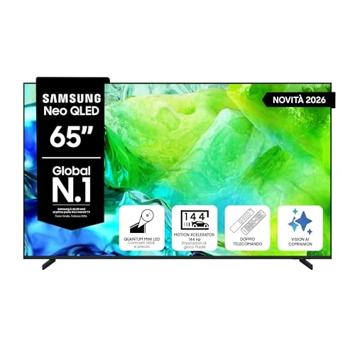 Offerta a tempo: Samsung 65" QE65QN82HAUXZT Neo QLED 4K QD Mini LED Smart TV Vision AI 2026 - 20% da 1129.00 € a 899.00 €
