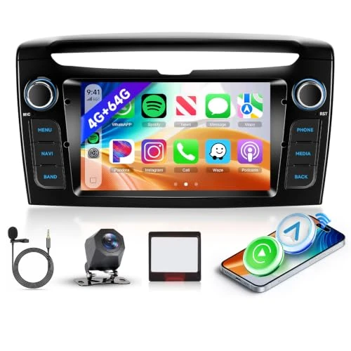 Offerta a tempo: Rimoody 4G+64G Android Autoradio per Lancia Ypsilon 2012-2020 Wireless Carplay Android Auto, 7 Pollici Touchscreen Radio 2 Din con GPS Navi WiFi Bluetooth FM/RDS Radio USB/SWC Telecamera Posteriore - 0.00% da 229.99 € a 229.99 €