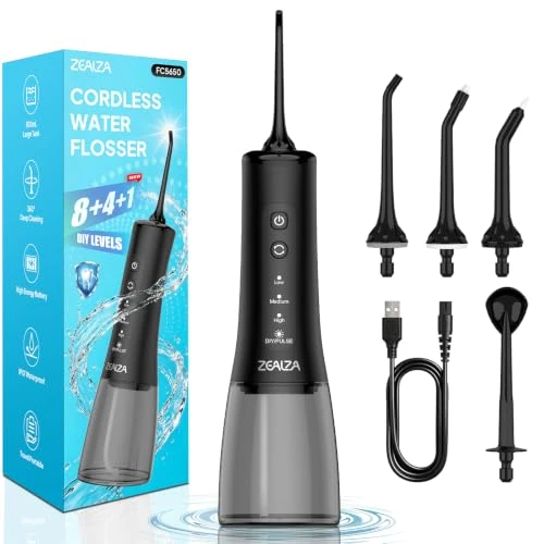 Offerta a tempo: Zealza Idropulsore Dentale Portatile 300ML Irrigatore Orale 13 Modalità DIY - 29% da 39.99 € a 28.49 €