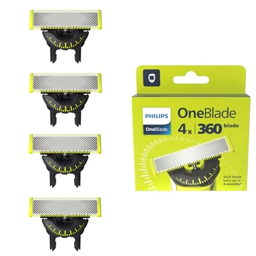 Oferta limitada: Philips OneBlade Original 360 cuchillas, compatibles con todos los mangos OneBlade y Pro, 4 unidades (modelo QP440/60) de 47.99 € a 34.99 € (ahorro 27%)