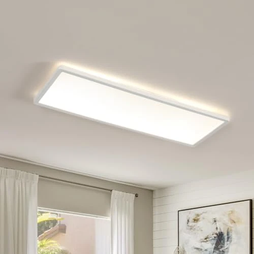 Offerta a tempo: Riserva Plafoniera LED Soffitto 24W, 4500K Luce Bianco, Rettangolare, 58cm - 0.00% da 28.99 € a 28.99 €