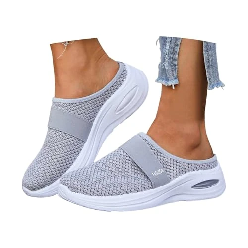 Offerta a tempo: Lvnsdknerse Scarpe Ortopediche Donna Traspirante Ciabatte Donna Estive Comodi Elasticità Scarpe In Rete Ortopediche Donna Estive Leggeri Camminata Sneakers Con Cuscino D'Aria - 0.00% da 16.98 € a 16.98 €