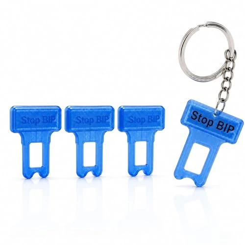 Offre limitée : Stop BIP Clip Ceinture de Sécurité Voiture Universel - Silencieux Anti Bip Ceinture de Sécurité Voiture | Bloque Alerte Sonore | Adaptateur pour Ceinture de Sécurité Voiture UltraSlim - Pack de 4 de 12.99 € à 12.99 € (0.00% de remise)