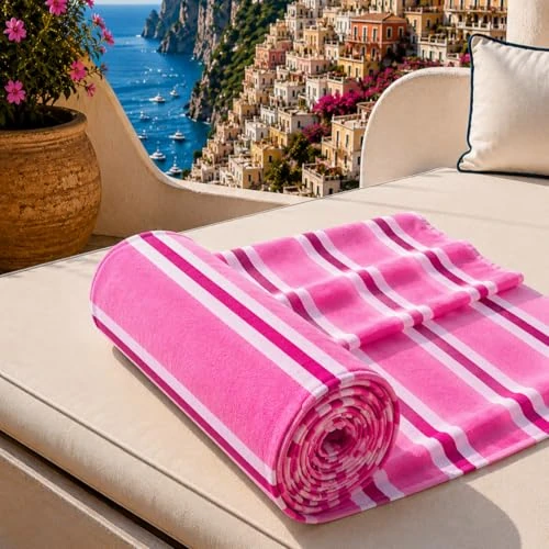 Offerta a tempo: PETTI Artigiani Italiani - Telo Mare Microfibra, Asciugamano Mare o Piscina, Telo per Lettino Spiaggia, Grande 90x180 cm, Millerighe 12 - 50% da 19.90 € a 9.99 €