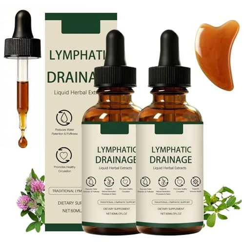Offerta a tempo: Linfia Drenaggio Linfatico,Drenaggio Linfatico,Linfia Drenaggio Linfatico Gocce,Formula Erboristica Naturale,per Donne E Uomini Gocce di Benessere peril Drenante Linfatico (marrone-2pc, 2pc) - 0.00% da 26.99 € a 26.99 €