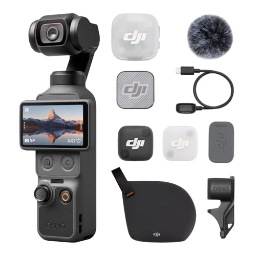Offre limitée : DJI Bundle Audio Osmo Pocket 4 avec émetteur Mic Mini 2, caméra vlog de Poche avec nacelle, capteur CMOS 1 Pouce et 4K/240 IPS, stabilisation sur 3 Axes, Zoom 2× sans Perte de qualité de 531.89 € à 531.89 € (0.00% de remise)
