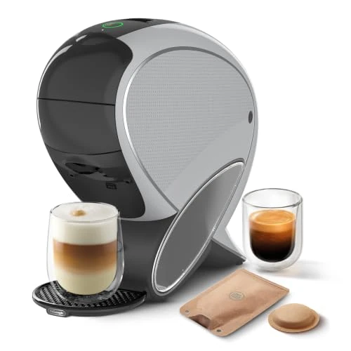 Offerta a tempo: NESCAFÉ DOLCE GUSTO NEO Latte, Macchina caffè e bevande, De'Longhi | Macchina per Caffè e Bevande utilizzabile esclusivamente con capsule compostabili e bustine a base carta NEO, Grigio ghiaccio - 28% da 109.00 € a 79.00 €