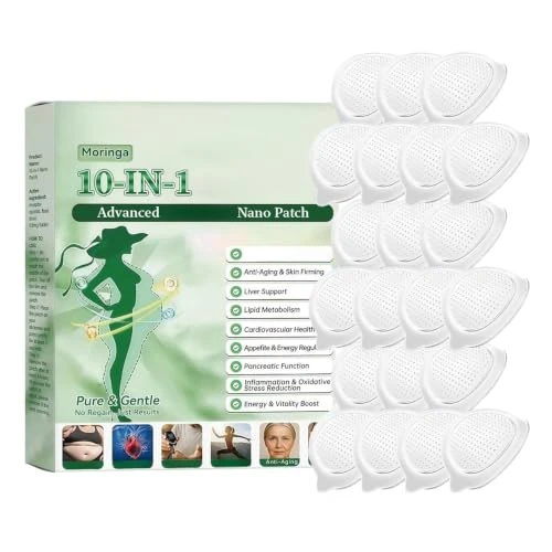 Offerta a tempo: 21 pezzi Cerotti Dimagranti Patch, Moringa 10-in-1 Avanzato Nano Microneedle, Cerotto Ultra Pancia e Vita, Discreti e Delicati Sulla Pelle, per Addome, Gambe e Braccia, Unisex - 0.00% da 13.99 € a 13.99 €