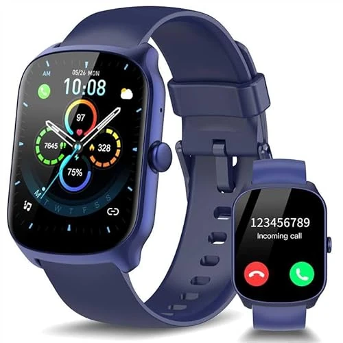 Offerta a tempo: STECEi Smartwatch Uomo Donna, Schermo Curvo HD da 1,95'' Orologio Smartwatch con Effettua/Risposta Chiamate, 112 Sportive Smart Watch con Contapassi/Sonno/Cardiofrequenzimetro, Impermeabile IP68, Blu - 0.0% da 19.99 € a 19.99 €