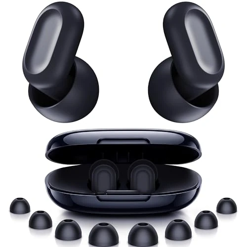 Offerta a tempo: 2026 Tappi Per Dormire | Silicone Premium A+ con 46dB di Cancellazione del Rumore, Comodi & Riutilizzabili per Studio, Lavoro e Viaggi (Nero) - 5% da 15.99 € a 15.19 €