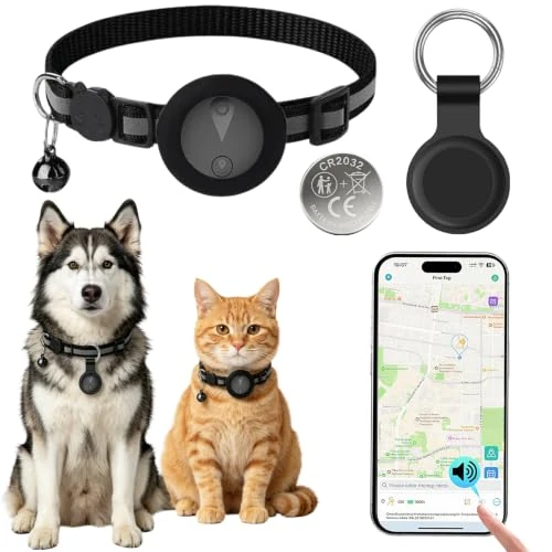 Offre limitée : Collier GPS Chat Enregistrement des Trajets sur 7 Jours Collier GPS pour Chien Compatible avec iOS et Android GP S Chien Suivi en Temps RéEl GP S Tracker Traceur pour Animaux éTanche IP67 - Noir de 29.99 € à 29.99 € (0.00% de remise)