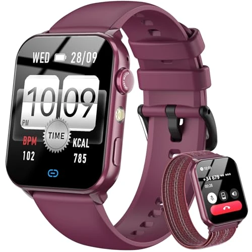 Offerta a tempo: Blackview Smartwatch Uomo Donna, Effettua e Rispondi alle Chiamate,1,91'' Orologio Intelligente 100+ Modalità Sportive/Sonno/Cardiofrequenzimetro/SpO2/ Torcia per Android IOS - 10% da 28.49 € a 25.63 €