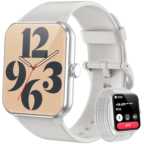 Offerta a tempo: Blackview Smartwatch Uomo Donna, Effettua e Rispondi alle Chiamate,1,85'' Orologio Intelligente Fitness,Cardiofrequenzimetro, Monitoraggio del Sonno, Calcolatori per Android iOS - 15% da 26.99 € a 22.99 €