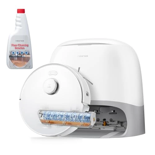Offerta a tempo: roborock Qrevo Curv 2 Flow + Detergente 480ml, Robot Aspirapolvere Lavapavimenti, 270mm Autopulizia Rullo, 20.000Pa, Protezione Rullo per Tappeti Asciutti, Stazione Multifunzionale - 39% da 917.99 € a 559.97 €