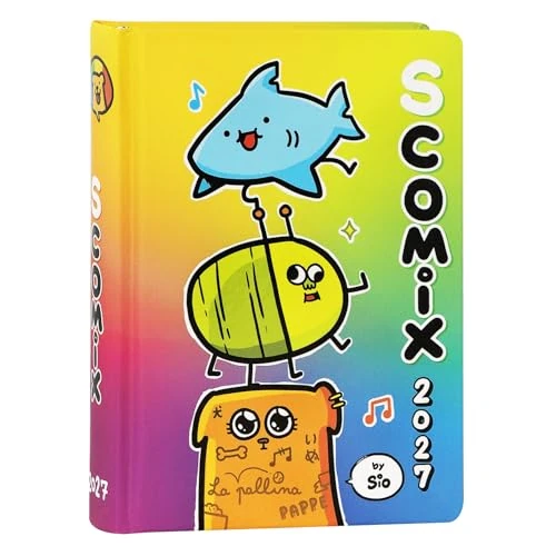 Offre limitée : COMIX Scomix by Sio Agenda journalier 16 mois, agenda 2026-2027 pour école primaire et moyenne, avec couverture rigide et colorée, 512 pages colorées, pour enfants et adolescents, 12 x 16,5 cm de 17.10 € à 17.10 € (0.00% de remise)