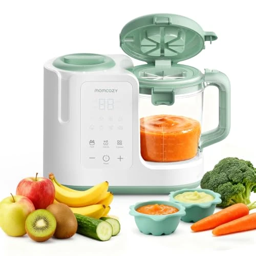 Offerta a tempo: Momcozy Omogeneizzatore per Neonati Cuocipappa Vapore Auto,450ml,Senza BPA - 15% da 129.99 € a 110.49 €