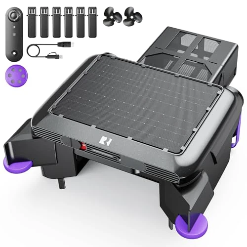 Offerta a tempo: Redkey S500 Robot Skimmer Piscina Solare, Robot Piscina Solare Superficie 24/7, Doppi Motori, Doppio Sistema di Ricarica, Rilevamento Intelligente degli Ostacoli, Sistema di Filtrazione Fine 200µm - 0.00% da 299.99 € a 299.99 €