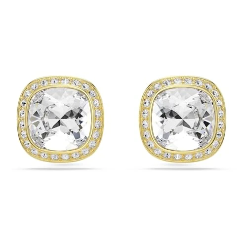 Limited-time offer: Swarovski Una Angelic stud earrings, Cushion cut, White, 18K gold finish from $159.00 to $87.88 (save 45%)