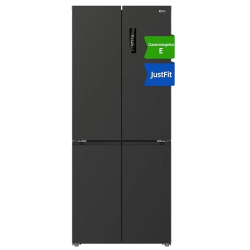 Offerta a tempo: CHiQ CCD460NGE Frigorifero Americano 4 porte da 458L, Total No Frost, JustFit, design ultra sottile da 600 mm, perfettamente regolabile, Care+ - 0.00% da 669.99 € a 669.99 €