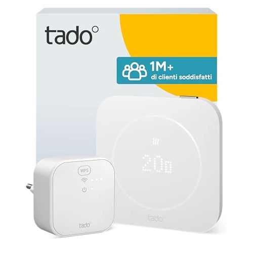 Zeitlich begrenztes Angebot: tado° Smartes Thermostat X (2. Gen) Starter Kit – Verkabelt, Weiß, Matter & Thread, inkl. Bridge X & USB-C Kabel (Amazon Exklusiv), Heizungssteuerung per tado° App & Voice (Alexa, Siri, Google) von 179.99 € auf 129.99 € (28% R