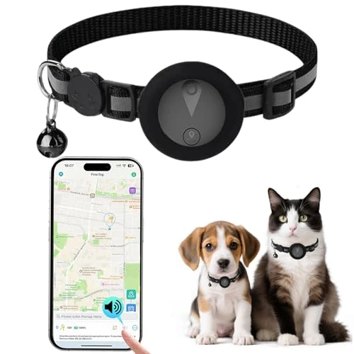 Offerta a tempo: Collare GPS per Gatti Compatibile con Sistemi iOS e Android GPS per Cani Riproduzione Della Cronologia dei Tracciati (7 giorni) Localizzatore GPS Cani Tracciamento Impermeabile (IP67) -Nero Pieno - 0.00% da 29.99 € a 29.99 €