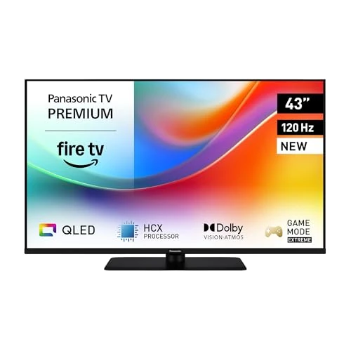 Tijdelijke aanbieding: Panasonic Premium TV-43W85BEZC, 43 inch 4K Ultra HD QLED Smart TV Fire TV van 391.02 € naar 391.02 € (0.00% korting)