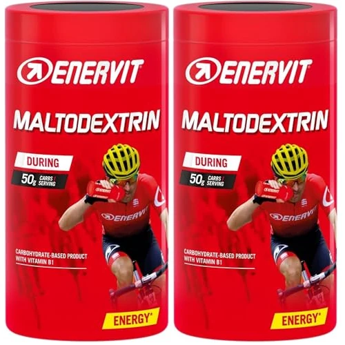 Offerta a tempo: Enervit, Maltodextrine, Integratore Energetico con 99,9% di Maltodestrine, Insapore, 50g di Carboidrati a Porzione, Per Sforzi di Lunga Durata, Elevata Digeribilità, VeganOk, Barattolo da 450g - 53% da 27.80 € a 13.18 €