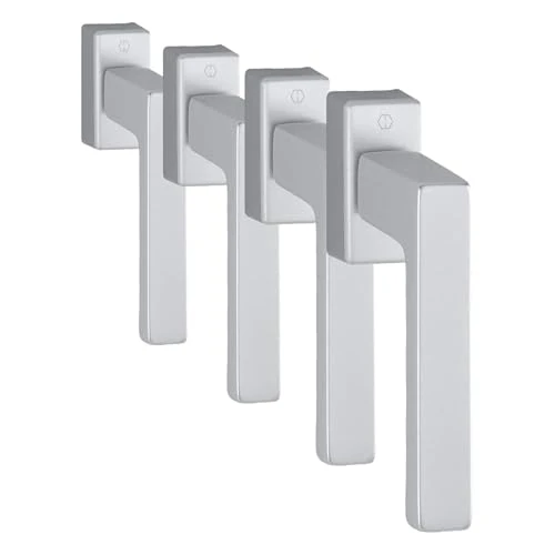 Offerta a tempo: HOPPE 10787880 - Maniglia per finestra Toulon Secustik, VK, 7 x 32-42 mm, argento anodizzato (Confezione da 4) - 0.00% da 65.60 € a 65.60 €