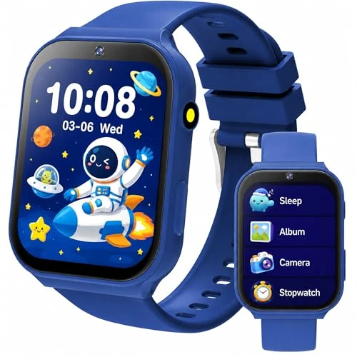 Offre limitée : YEDASAH Montre Connectée Enfant avec Suivi du Sommeil, Smartwatch Enfant 1,83" avec 18 Jeux Éducatifs, Podomètre, Appareil Photo, Contrôle Parental, Réveil et Lampe, Cadeau Fille Garçon 4-12 Ans de 29.99 € à 32.99 € (-10.00% de remise)