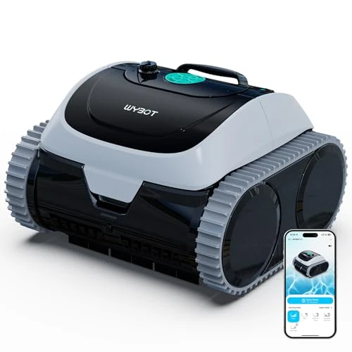 Zeitlich begrenztes Angebot: WYBOT Poolroboter C1-P: 4-in-1 kabelloser Poolsauger (poolroboter akku Wand und Boden) mit starker Saugkraft, 5 Modi, Navigation&App, für Pools bis 155m² – Frostnachtgrün von 549.99 € auf 549.99 € (0.00% Rabatt)