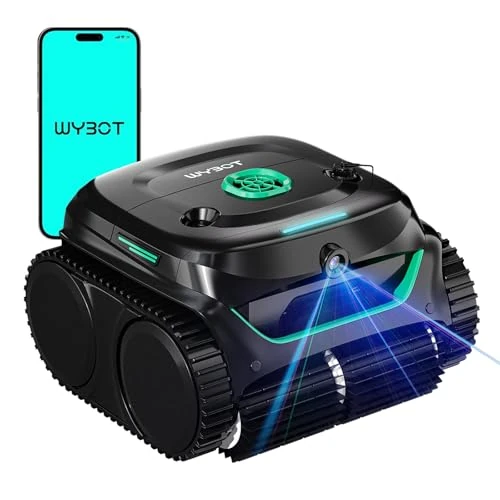 WYBOT C2 Vision Robot basen z kamerą AI i baterią 190 min, 210 m²
