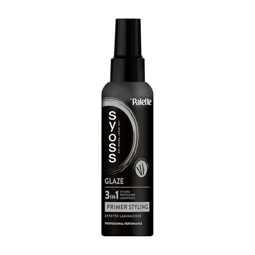 Offerta a tempo: Syoss Glaze Primer spray capelli 3-in-1 effetto laminazione | lacca per capelli, nutre e dona lucentezza il look con un effetto laminato - 16% da 4.69 € a 3.95 €