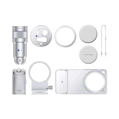 Offerta a tempo: vivo X300 Ultra Accessori Fotografia Professionale – Grip Kit, Teleobiettivo 400mm, Supporto Treppiede, ZEISS - 37% da 550.00 € a 349.00 €