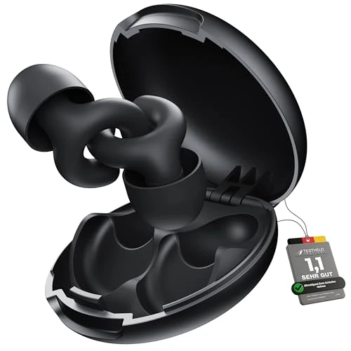 Offerta a tempo: Ozioeo Tappi Orecchie Dormire-Sagoma C Ergonomica Per Una Vestibilità Personalizzata E Riduzione Del Rumore Di 28dB. Scopri Un Conforto Discreto E Senza Pressione Per Viaggi E Concentrazione - 74% da 49.99 € a 13.02 €