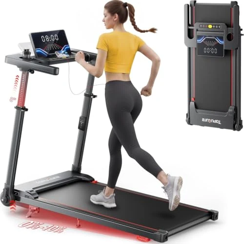 Offerta a tempo: Tapis Roulant Elettrico con 10% Inclinazione, 12km/h Tapis Roulant Pieghevole con Pendenza, Walking Pad, App e Telecomando, Nessuna Installazione Richiesta, Design Salvaspazio per Casa e Ufficio - 13.33% da 299.99 € a 259.99 €