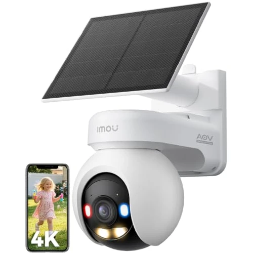 Offerta a tempo: Imou 4K Telecamera WiFi Esterno Senza Fili con Pannello Solare, 10000mAh - 10% da 99.99 € a 89.99 €