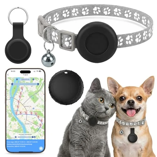 Offerta a tempo: GPS per Cani, Collare GPS Gatto, Localizzatori GPS per Cani e Gatto, Nessun Abbonamento, Posizionamento Globale in Tempo Reale, Compatibile con iOS e Android, Della Cronologia dei Tracciati (7 giorni) - 0.00% da 29.49 € a 29.49 €