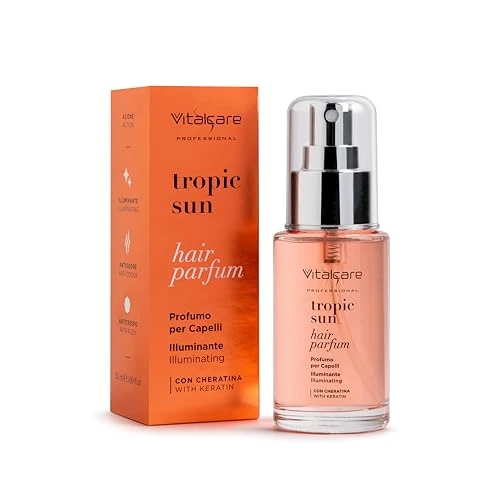 Offerta a tempo: VITALCARE - Profumo Capelli Tropic Sun con Note Agrumate e Floreali, Azione Illuminante Antiodore Anticrespo, Capelli Morbidi e Profumati 50 ml - 37% da 9.50 € a 5.95 €