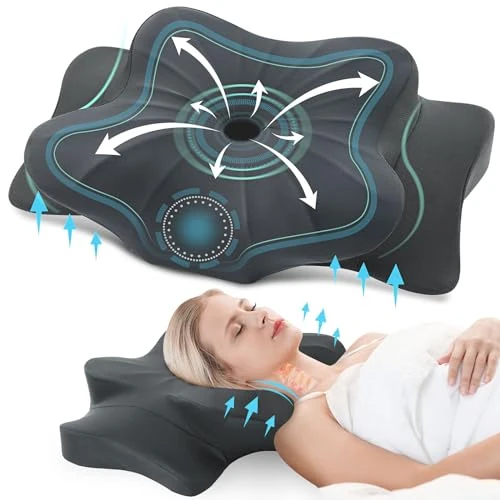 Oferta limitada: DONAMA Almohada Cervical 2 en 1，Almohada Ergonómica de Espuma Viscoelástica de 39.99 € a 32.29 € (ahorro 19%)