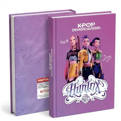Tijdelijke aanbieding: VARZI Schoolagenda K-Pop Demon Hunters roze softcover van 16.90 € naar 16.90 € (0.00% korting)