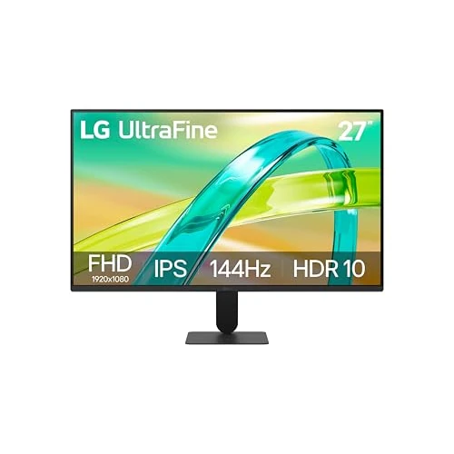 Offerta a tempo: LG 27U411B Monitor 27" Full HD (1920x1080) IPS 144Hz, 1ms MBR, HDR10, FreeSync Premium, sRGB 99%, HDMI, Schermo Antiriflesso, Design Borderless, Nero - 23% da 109.99 € a 84.99 €